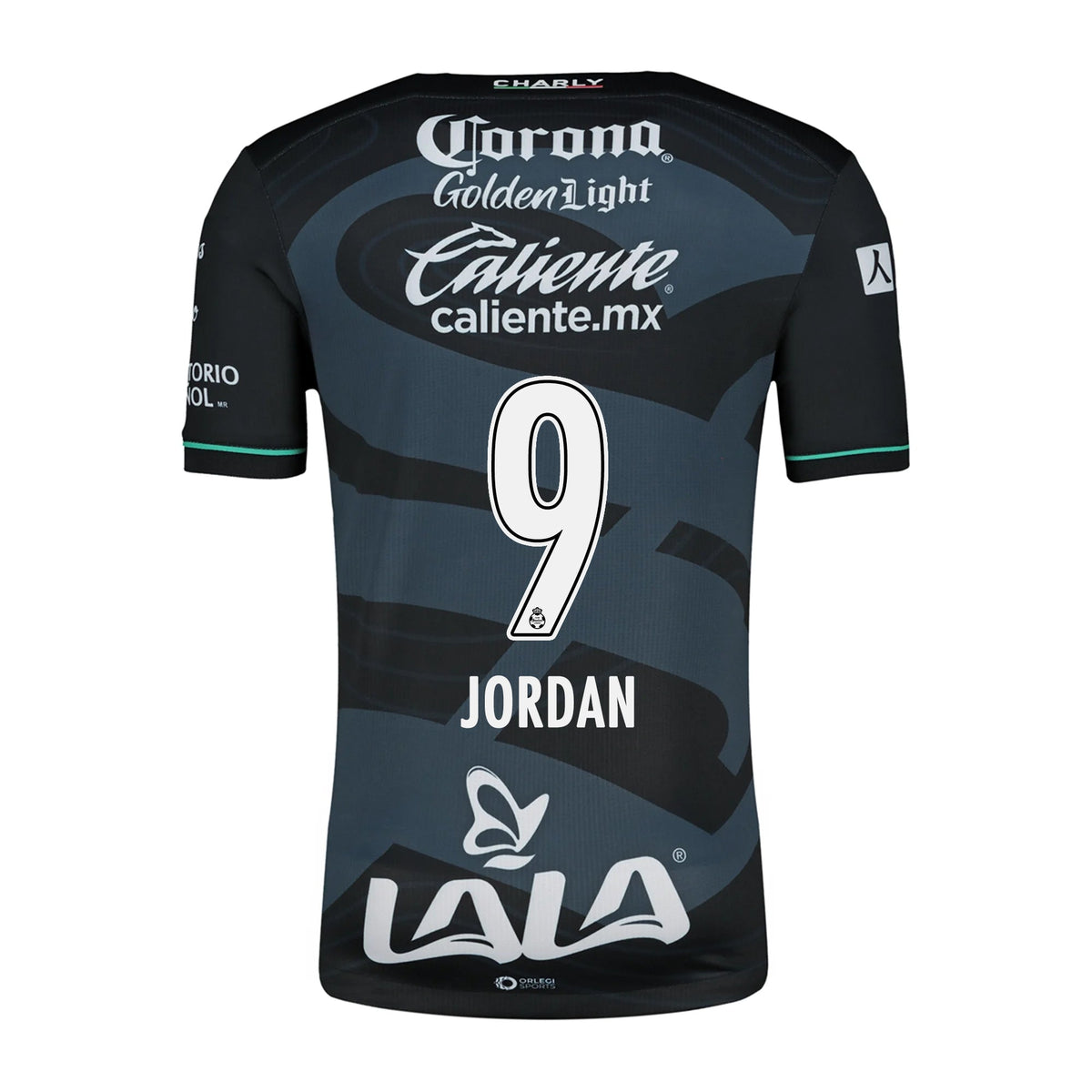 Charly Jordan Carrillo Santos Third Jersey 24/25 (Black/Grey) | SoccerWearhouse