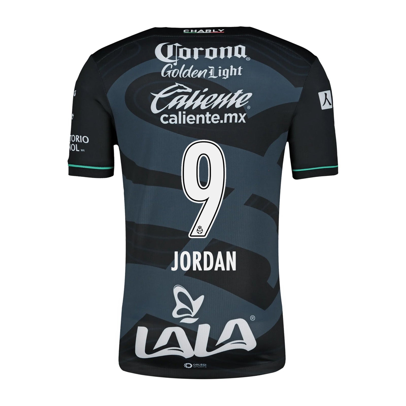 Charly Jordan Carrillo Santos Third Jersey 24/25 (Black/Grey) | SoccerWearhouse