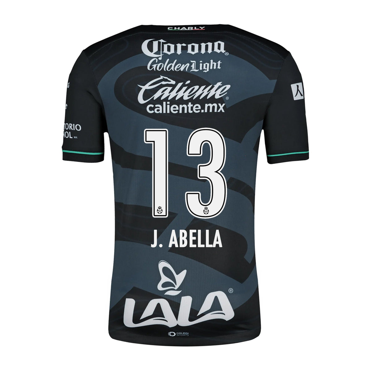 Charly Jose Abella Santos Third Jersey 24/25 (Black/Grey) | SoccerWearhouse