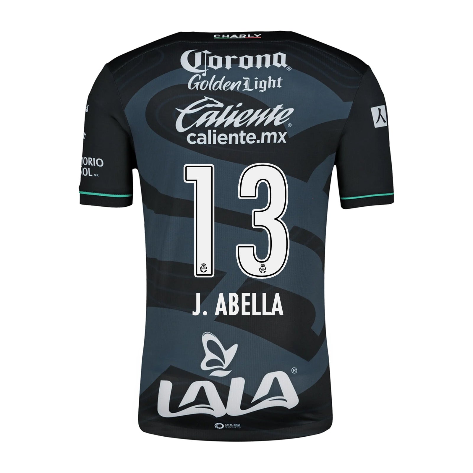Charly Jose Abella Santos Third Jersey 24/25 (Black/Grey) | SoccerWearhouse