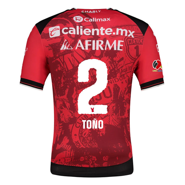 Charly José Antonio Rodriguez Men's Club Tijuana Xolos Home Jersey 25/