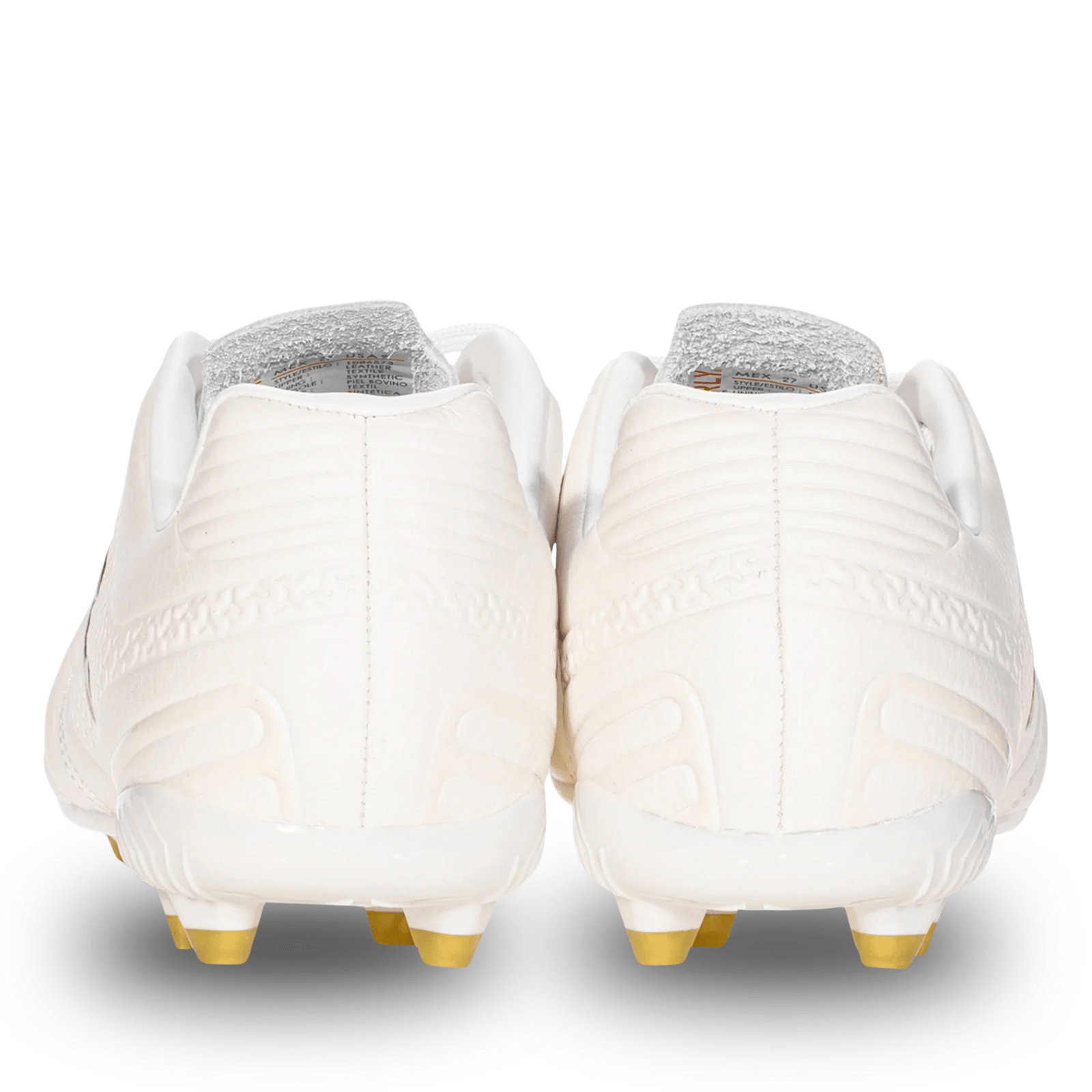 Charly Legendario 2.0 LT Soccer Cleats (White/Gold) | SoccerWearhouse