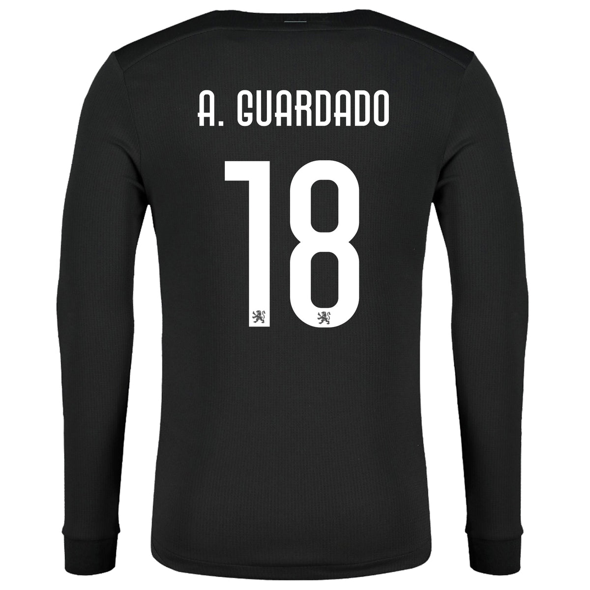 Charly Leon Andres Guardado Long Sleeve 80th Anniversary Special Edition Jersey 24/25 (Black/Black) | SoccerWearhouse