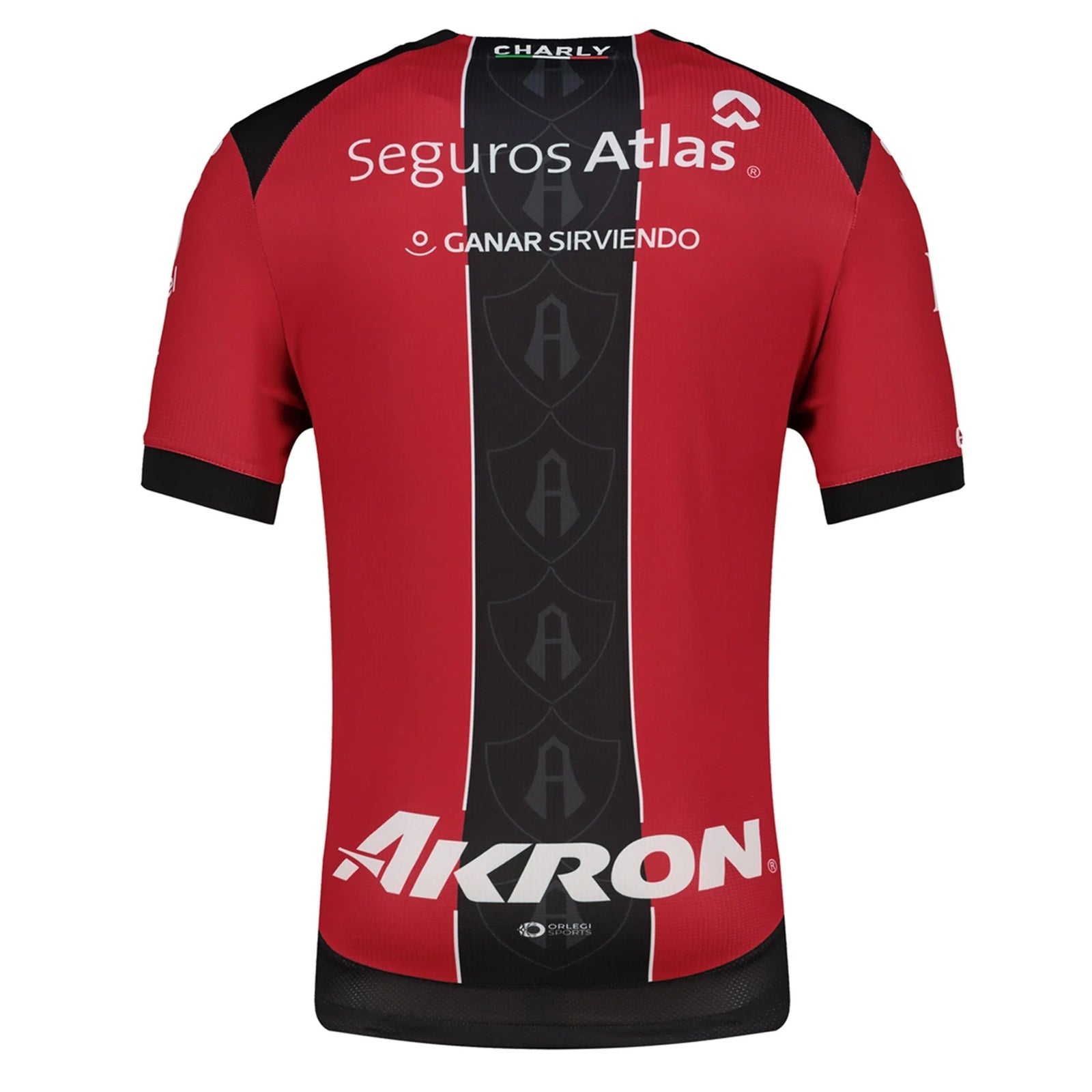 Charly Men's Atlas FC Home Jersey 25/26 (Red/Black) | SoccerWearhouse