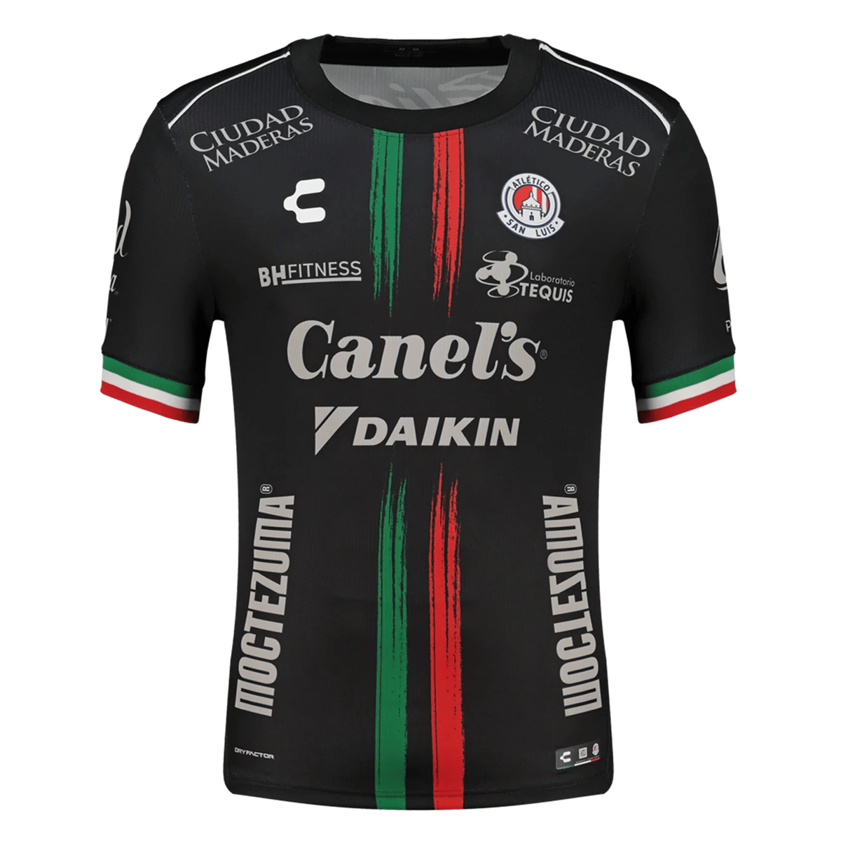 Charly Men's Atletico San Luis Away Jersey 25/26 (Black) | SoccerWearhouse