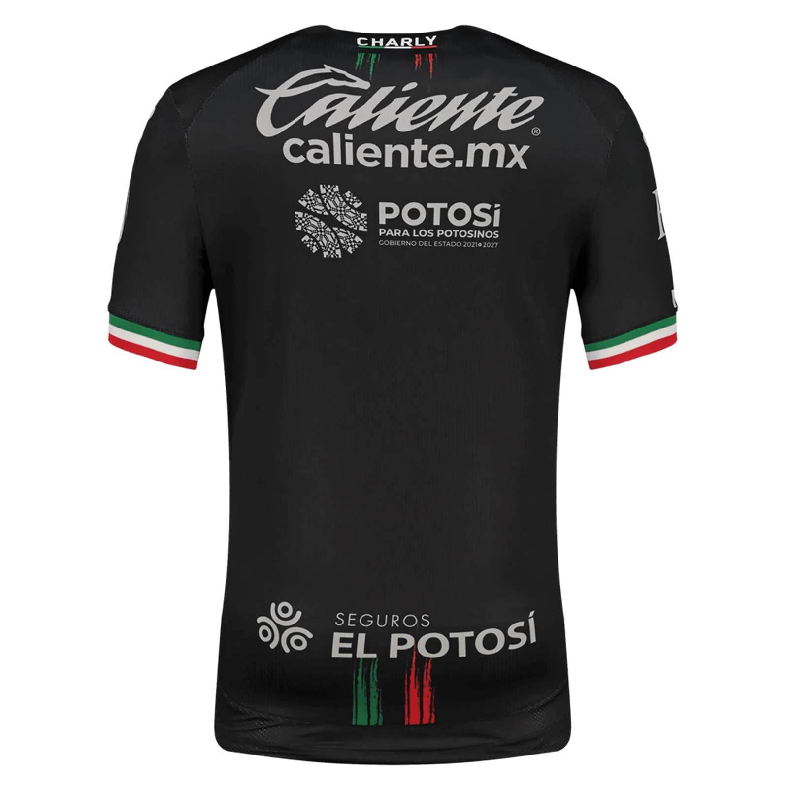 Charly Men's Atletico San Luis Away Jersey 25/26 (Black) | SoccerWearhouse