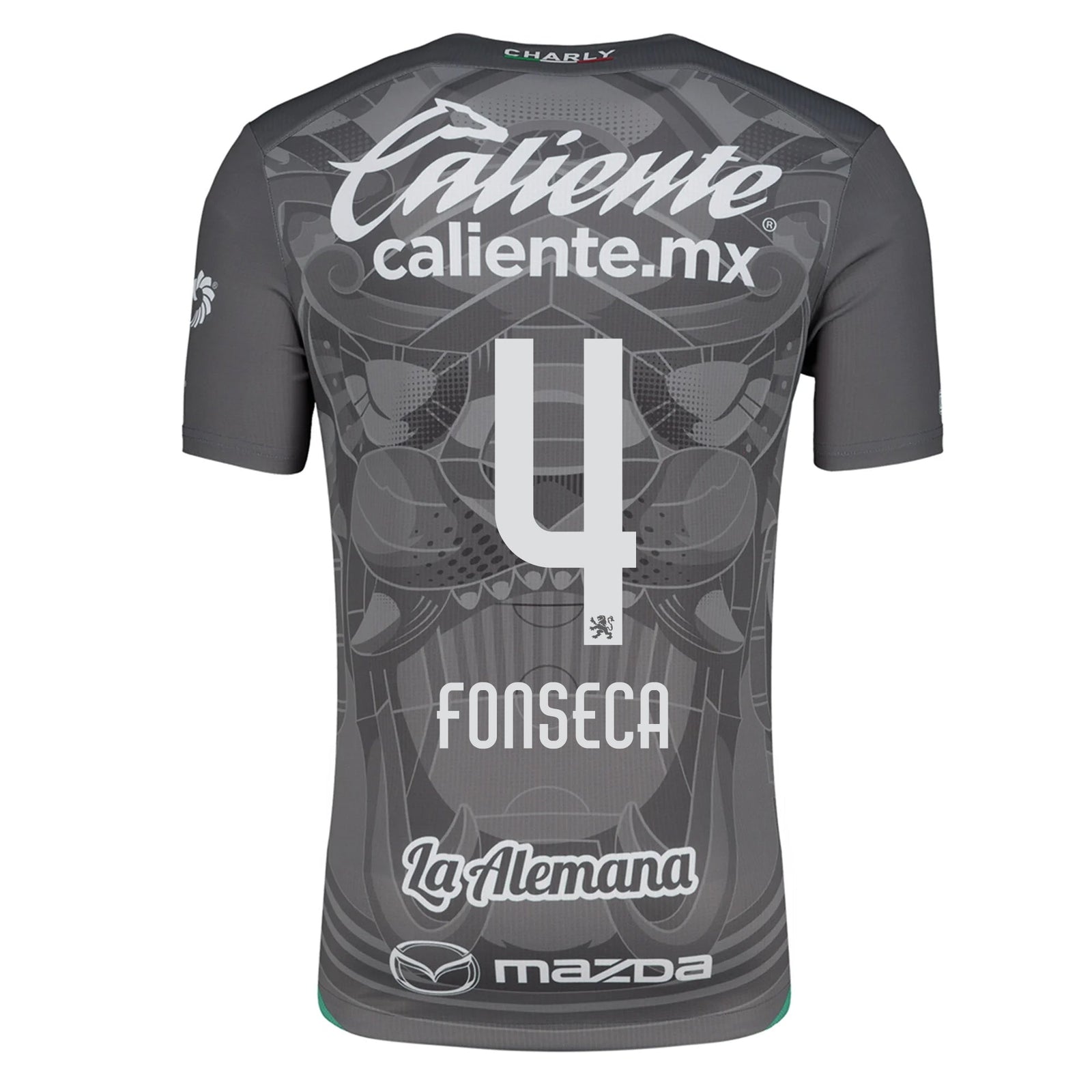 Charly Nicolas Fonseca Leon Third Jersey 24/25 (Grey/Green) | SoccerWearhouse