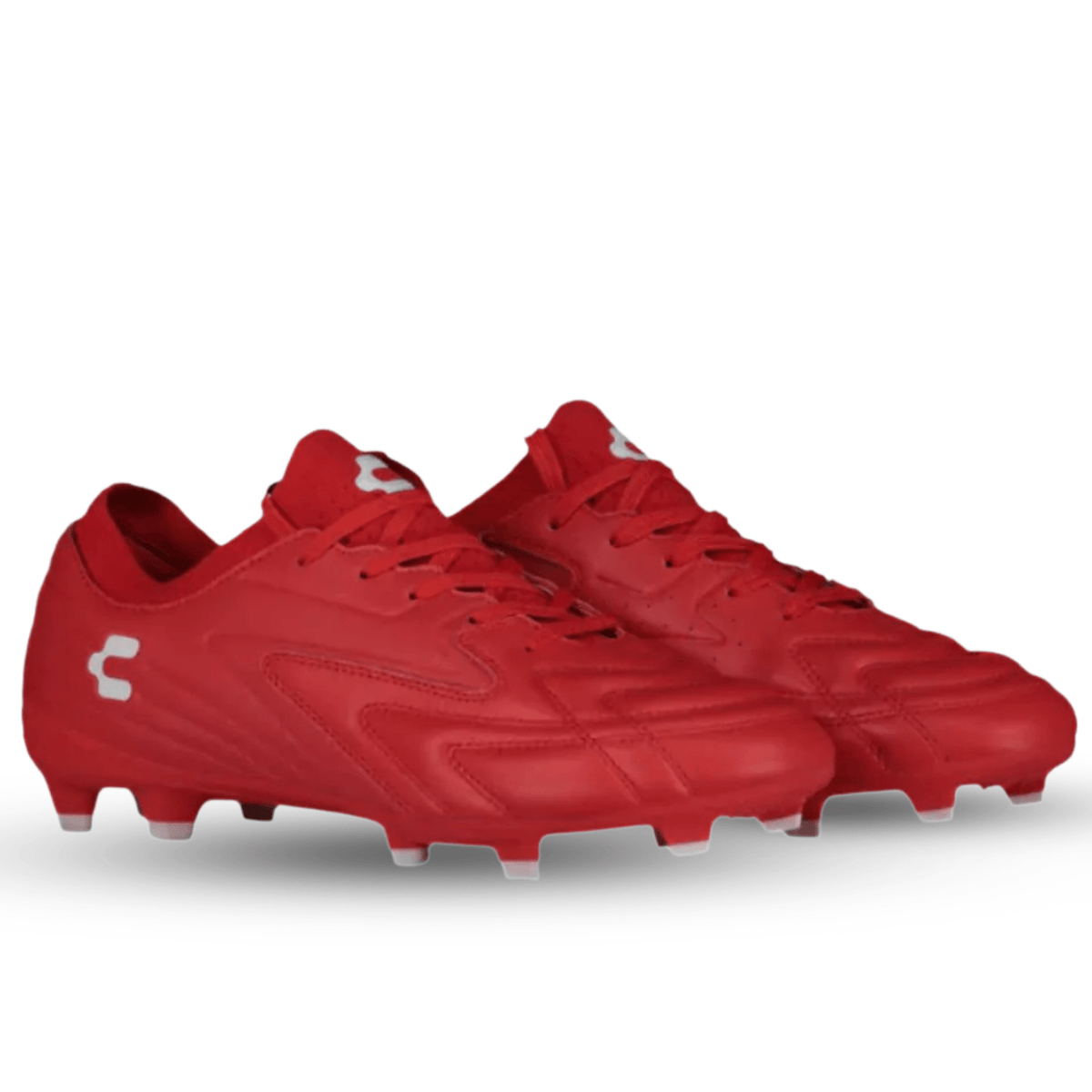 Charly Onore LT Firm Ground Soccer Cleats (Red) | SoccerWearhouse