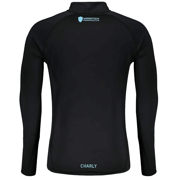 Charly Pachuca Training Top Jacket 23/24 (Black/Blue) | SoccerWearhouse