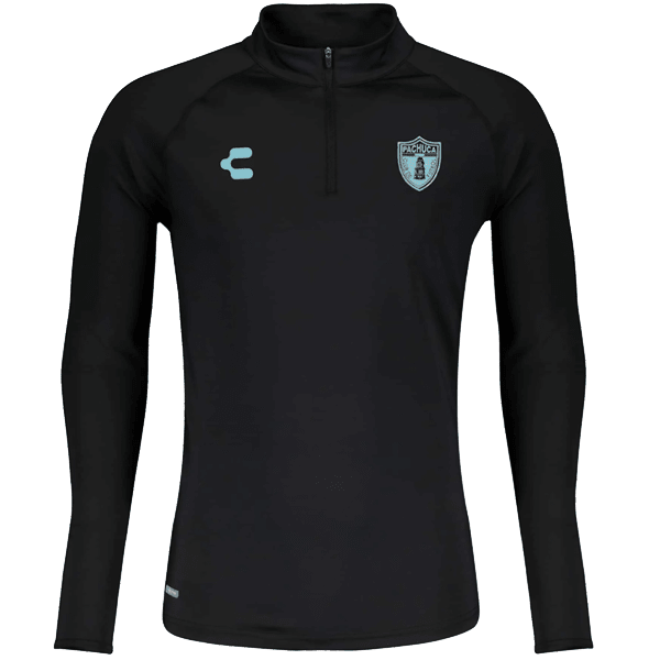 Charly Pachuca Training Top Jacket 23/24 (Black/Blue) | SoccerWearhouse