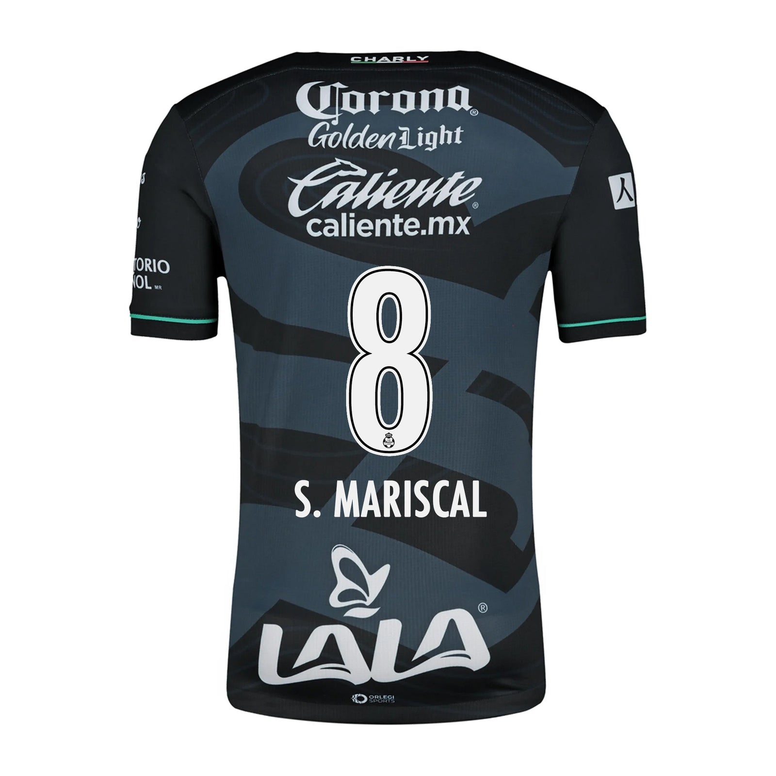 Charly Salvador Mariscal Santos Third Jersey 24/25 (Black/Grey) | SoccerWearhouse