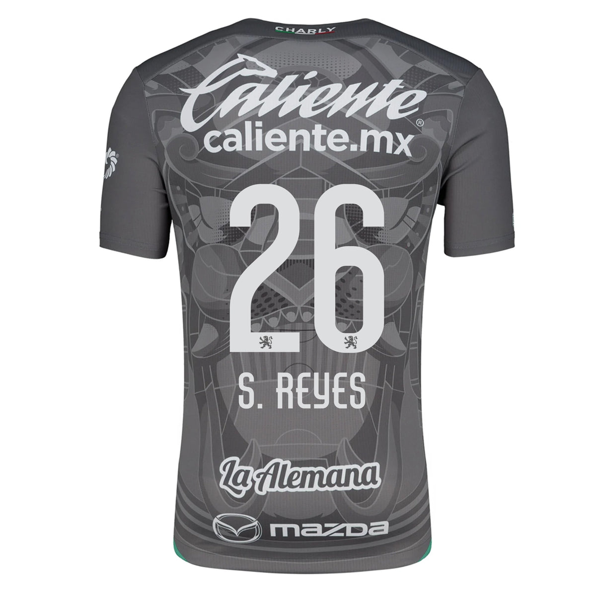Charly Salvador Reyes Third Jersey 24/25 (Grey/Green) | SoccerWearhouse