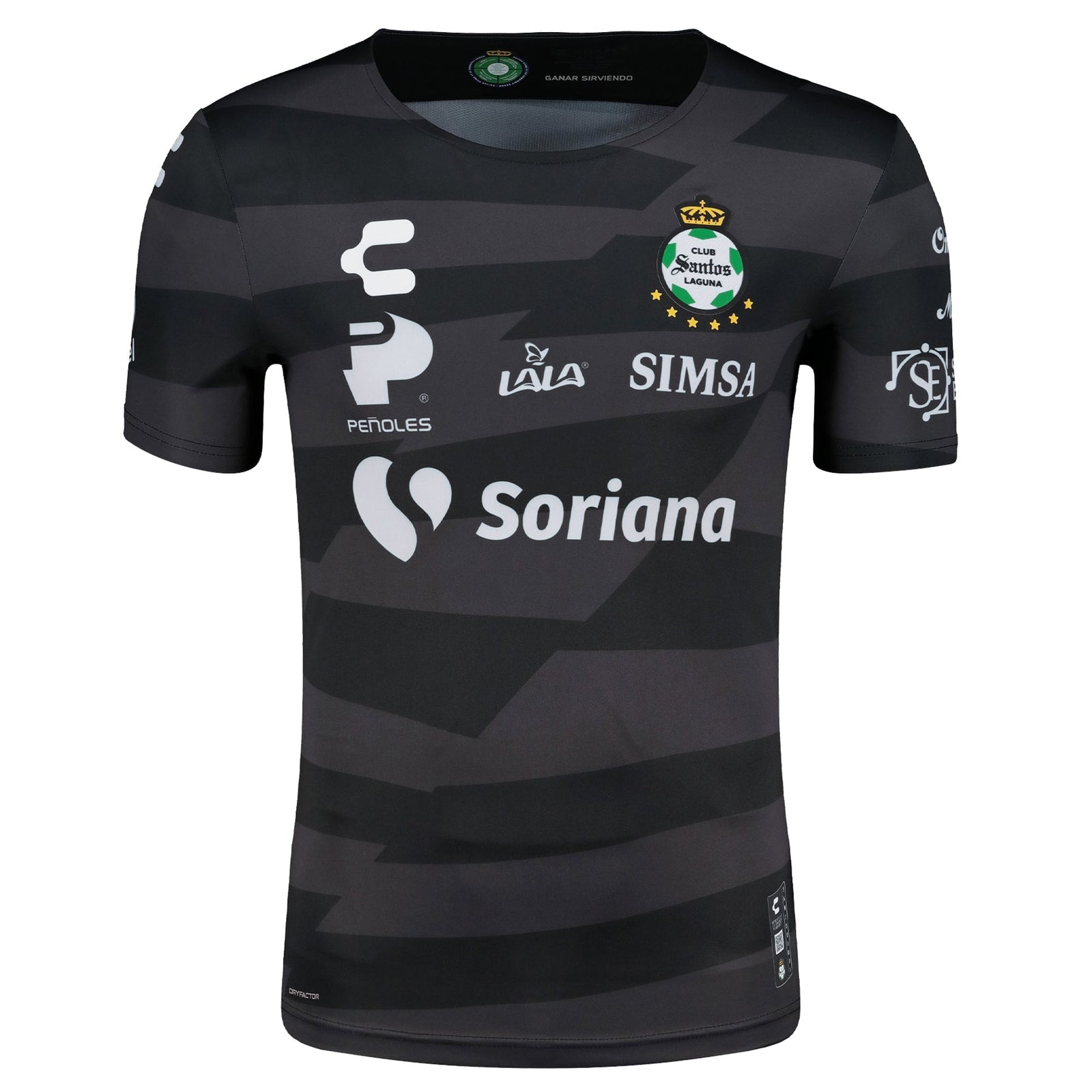Charly Santos Goalkeeper Jersey 24/25 (Black) | SoccerWearhouse