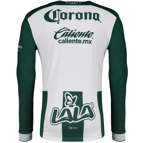 Charly Santos Laguna Home Long Sleeve Jersey 24/25 (Green/White) | SoccerWearhouse