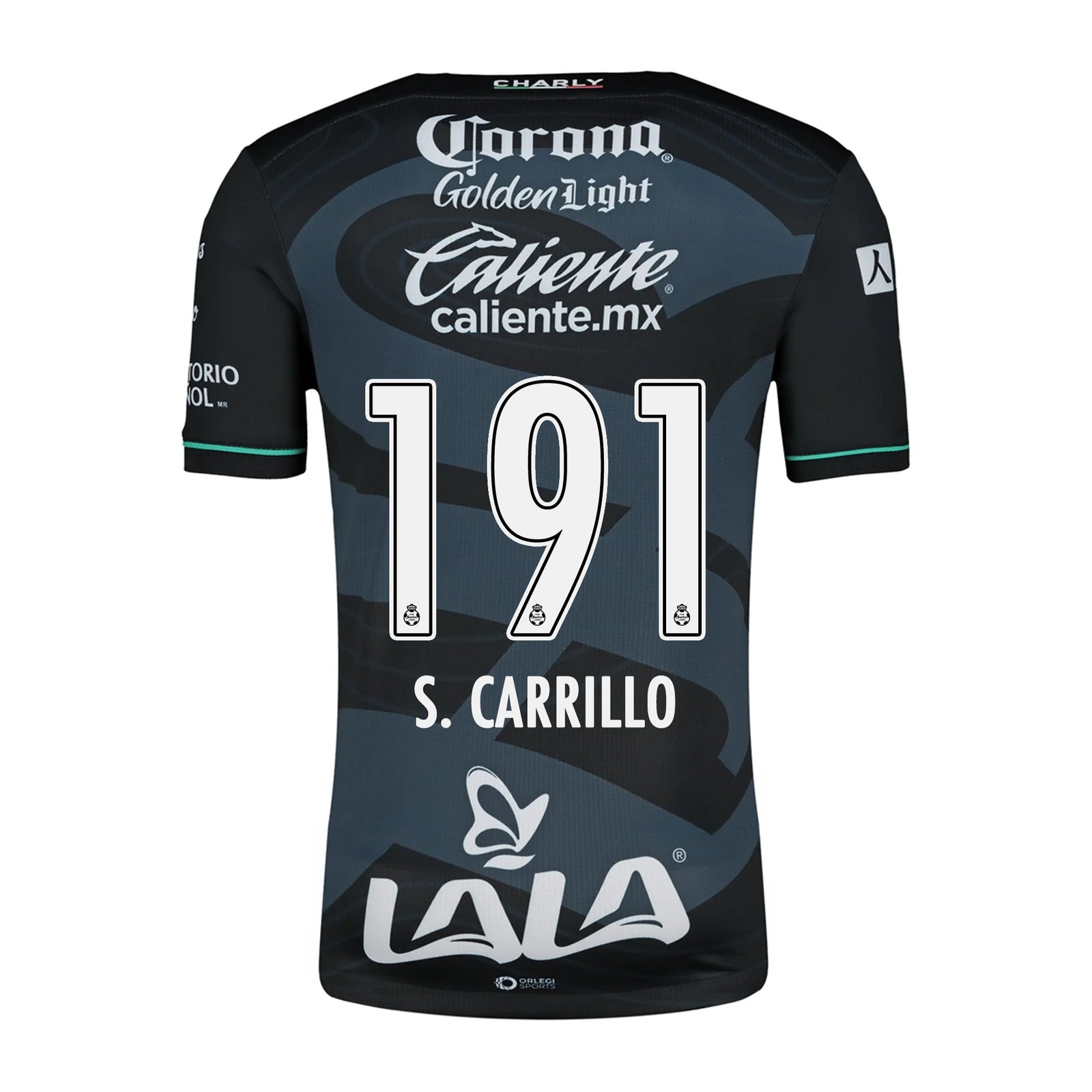 Charly Stephano Carrillo Santos Third Jersey 24/25 (Black/Grey) | SoccerWearhouse