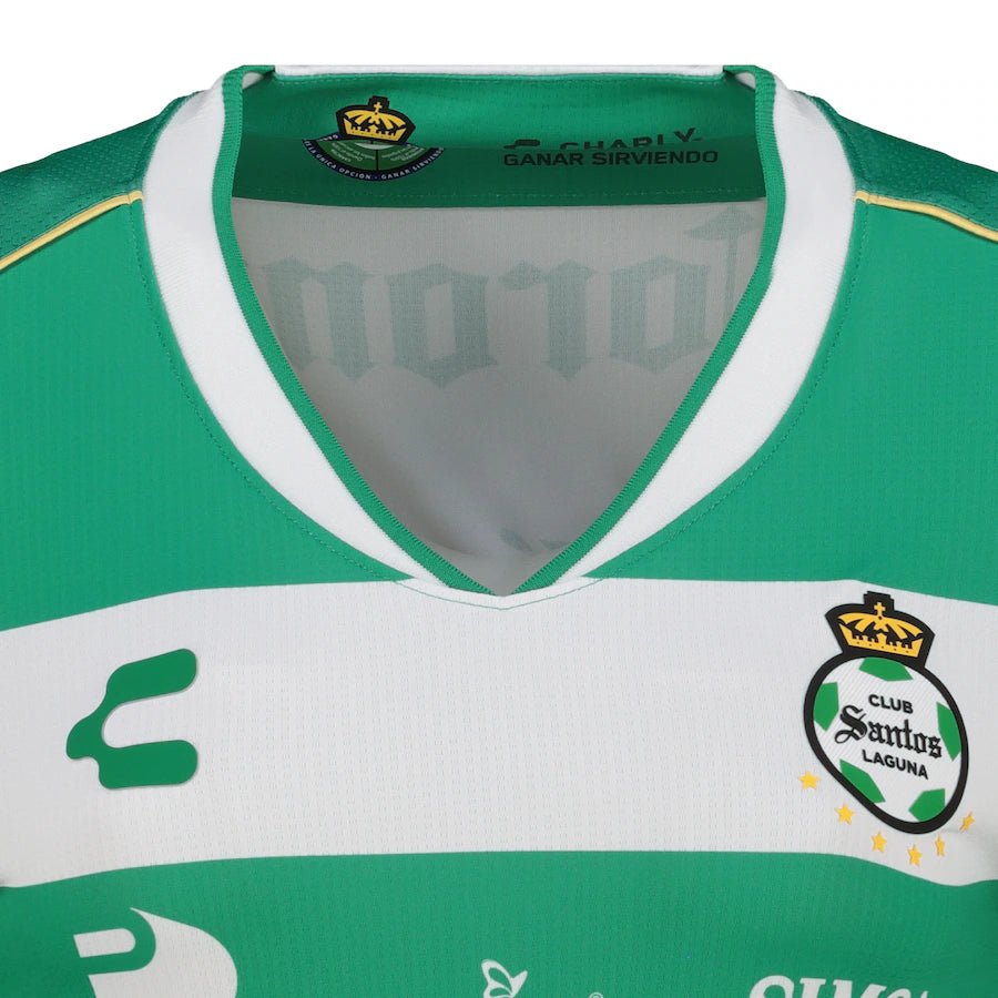 Charly Women’s Santos Home Jersey 25/26 (Green/White) | SoccerWearhouse