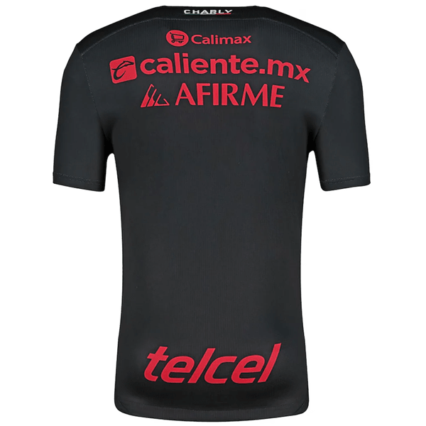 Charly Xolos Club Tijuana Home Jersey 24/25 (Black/Red) | SoccerWearhouse