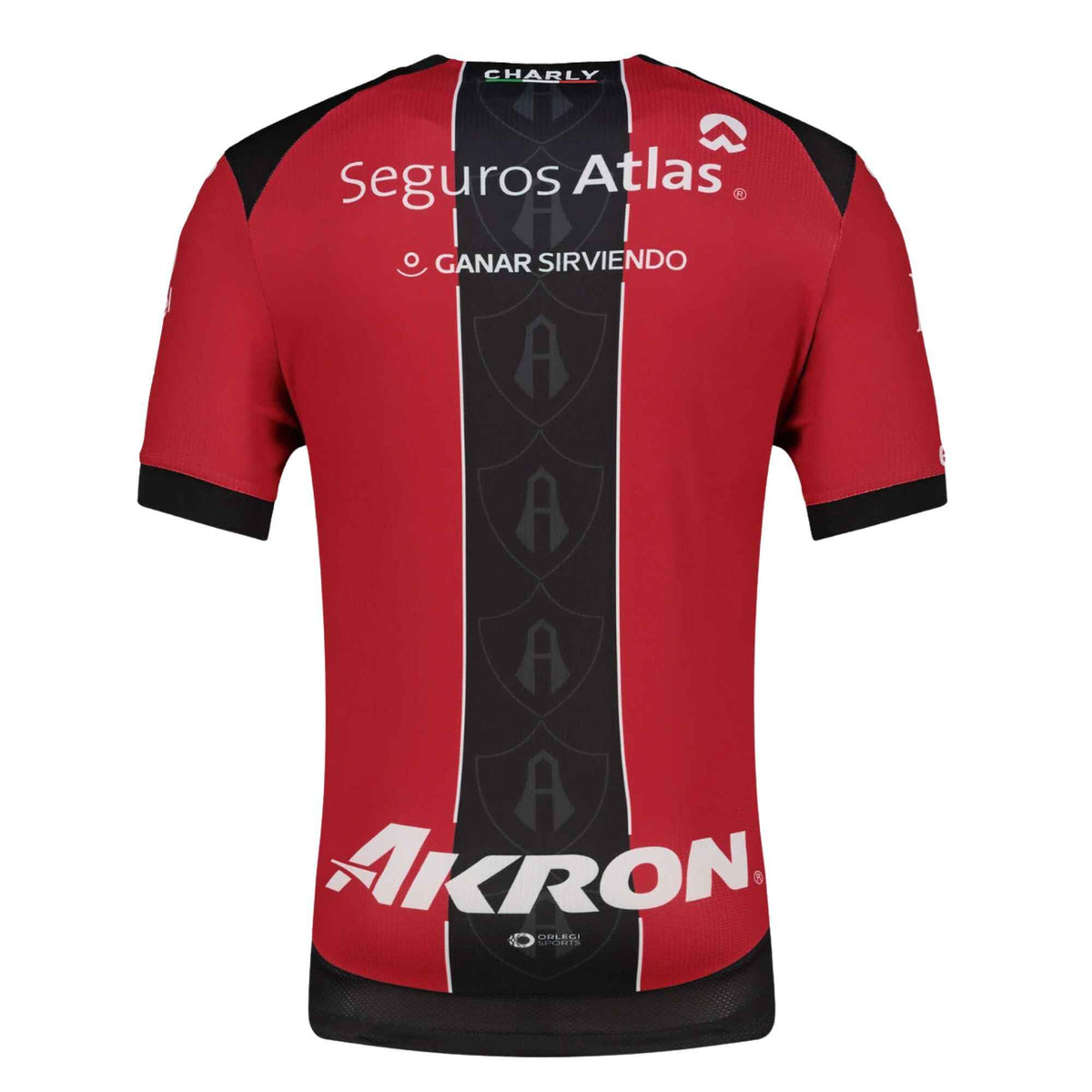 Charly Youth Atlas 25/26 Home Jersey (Red/Black) | SoccerWearhouse