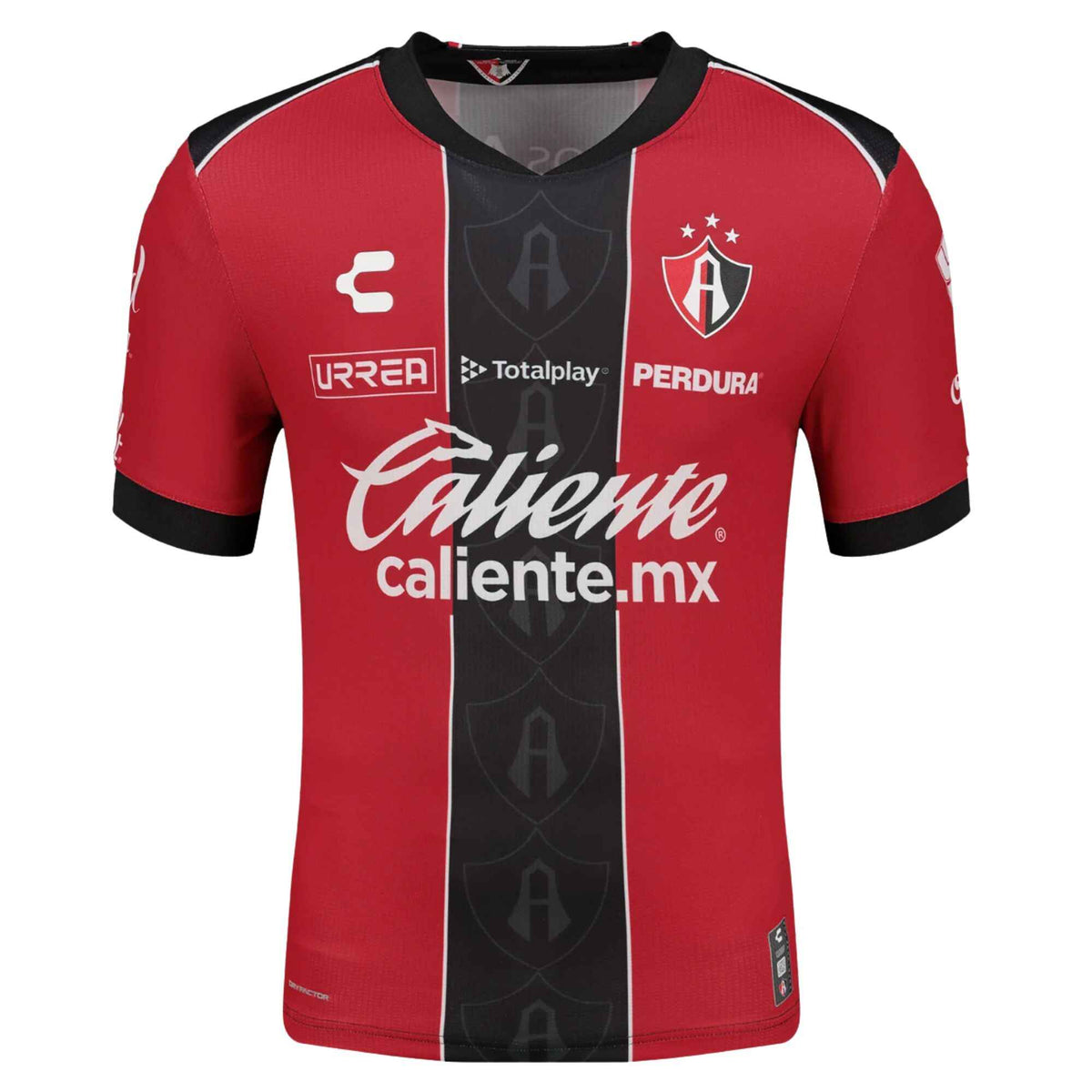 Charly Youth Atlas 25/26 Home Jersey (Red/Black) | SoccerWearhouse