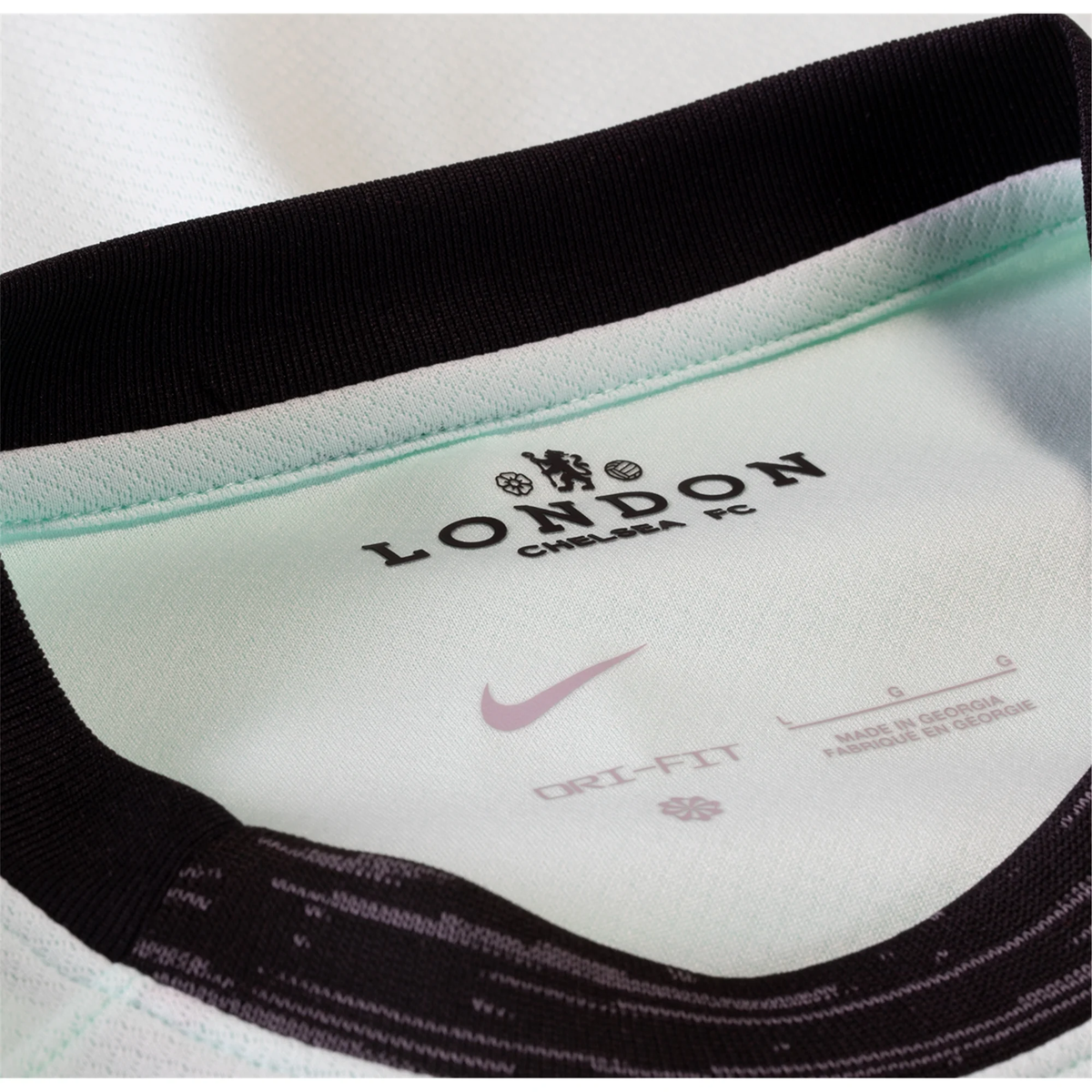 Nike Chelsea Moises Caicedo Third Jersey w/ EPL + No Room For Racism Patches 23/24 (Mint Foam/Black)