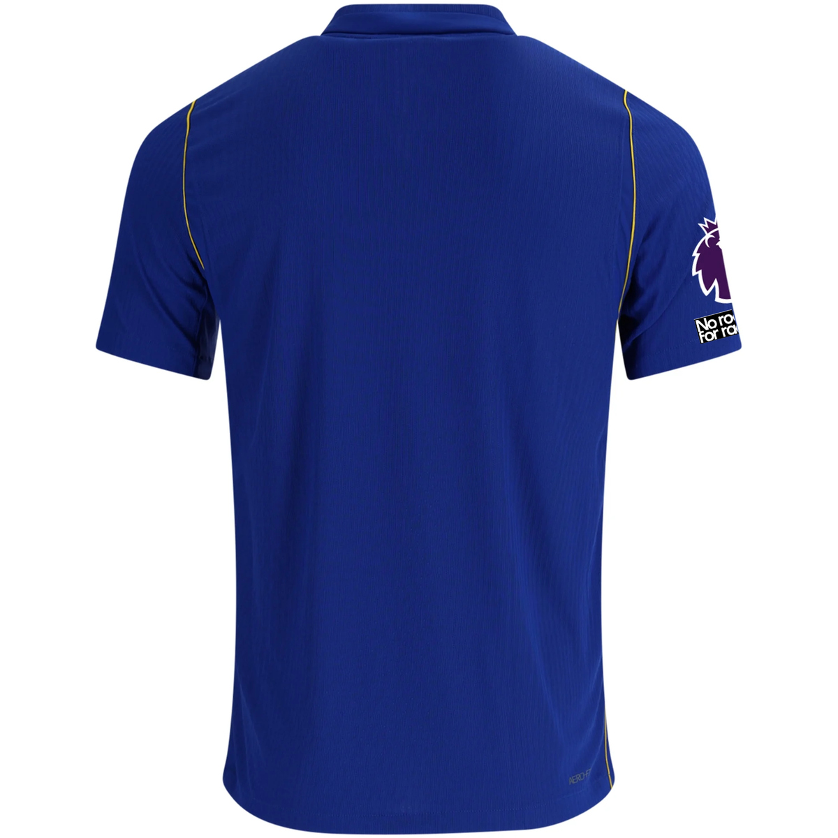 Nike Mens Chelsea FC Match Authentic Home Jersey w/ EPL + No Room For Racism + Club World Champions Patch 26/27 (Bright Blue/Gold)