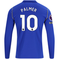 Nike Mens Chelsea Cole Palmer Home Long Sleeve Jersey w/ EPL + No Room For Racism 26/27 (Bright Blue)