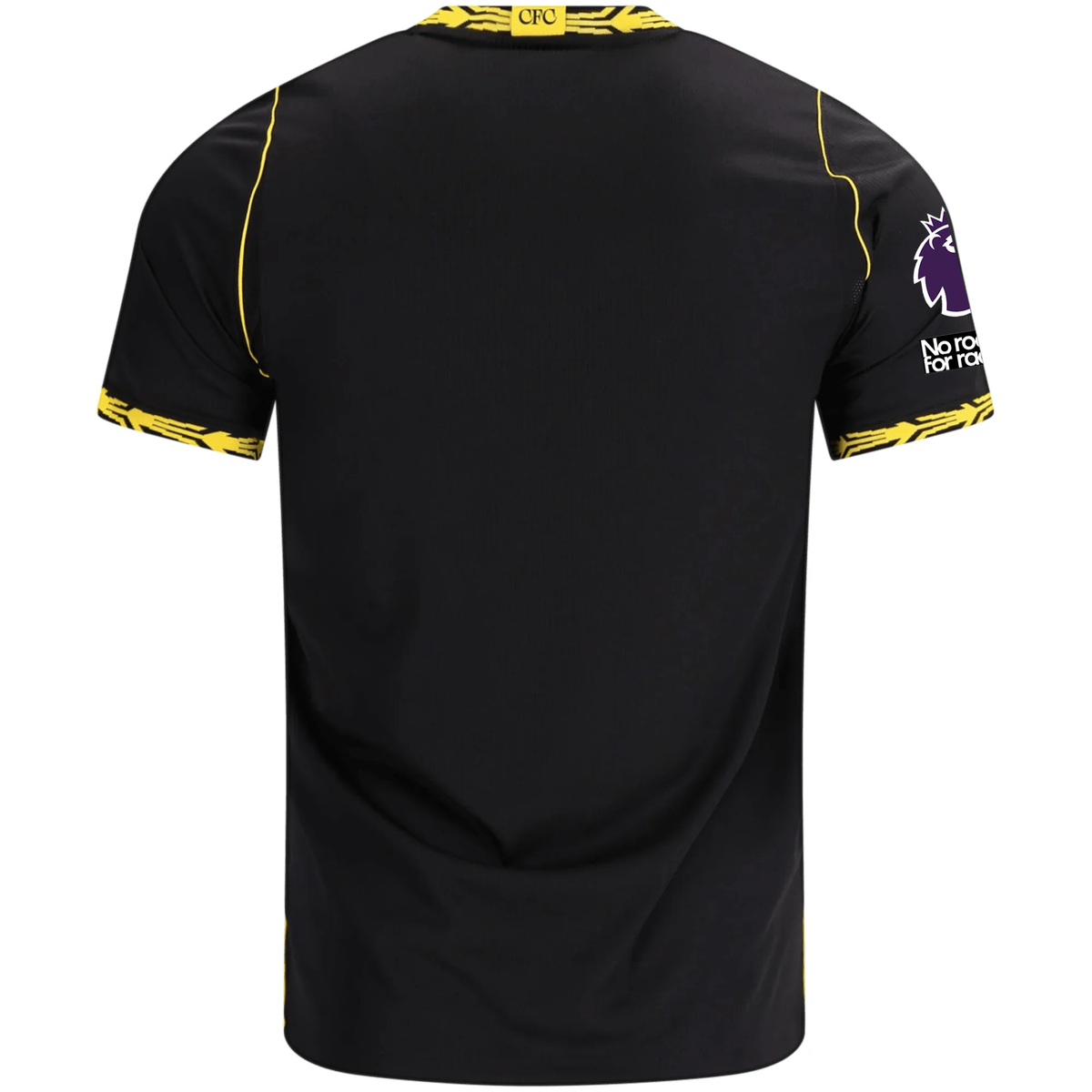 Nike Mens Chelsea Match Authentic Away Jersey w/ EPL + No Room For Racism + Club World Cup Patches 26/27 (Black/Gold)