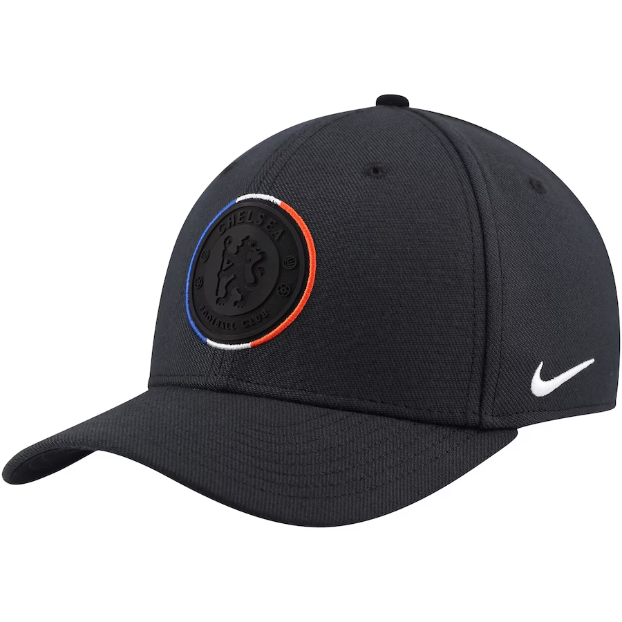 Nike Chelsea Swoosh Flex Hat 24 25 Black Size M L