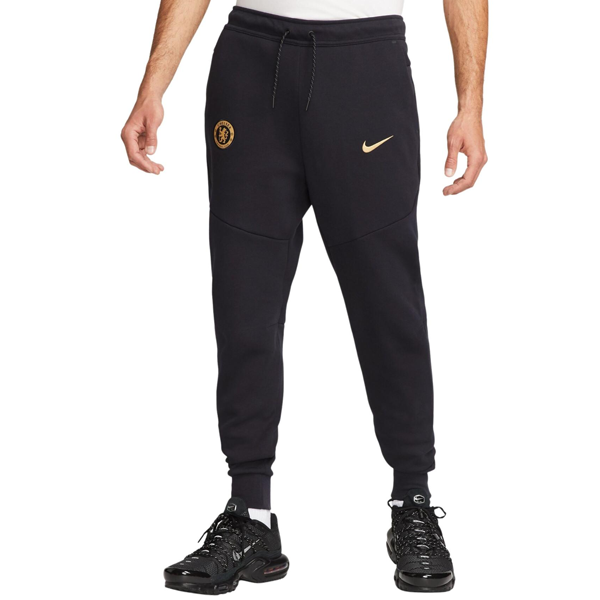Nike Chelsea Tech Fleece Pant 23 24 Pitch Blue Club Gold Soccer Wearhouse