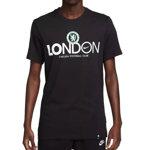 Chelsea Nike Mercurial T Shirt Black