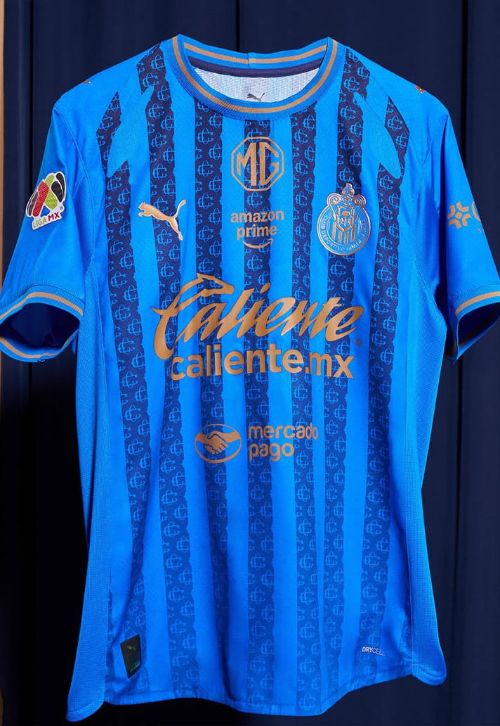 PUMA Men's Chivas Authentic Third Jersey 25/26 (Ultra Blue)