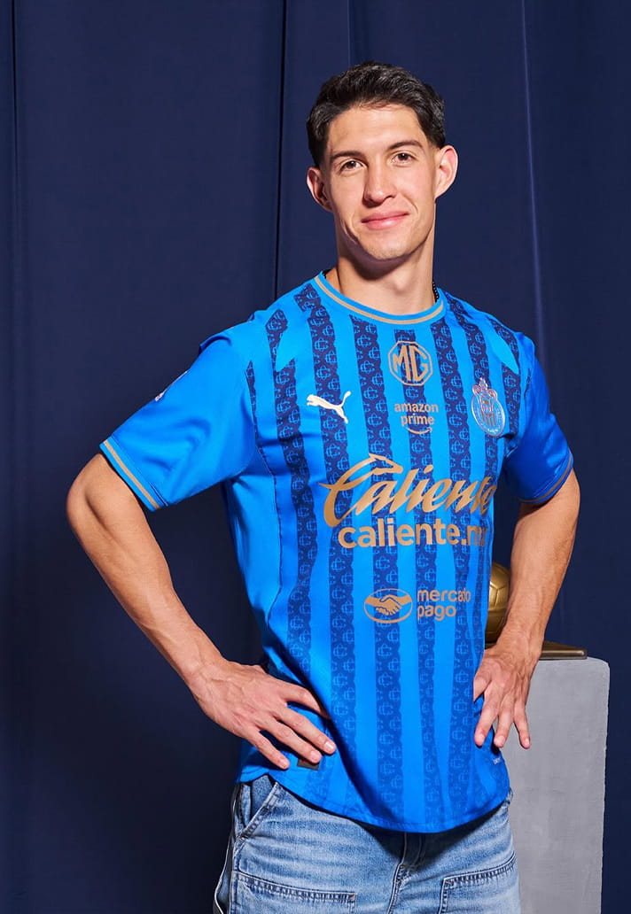 PUMA Men's Chivas Authentic Third Jersey 25/26 (Ultra Blue)