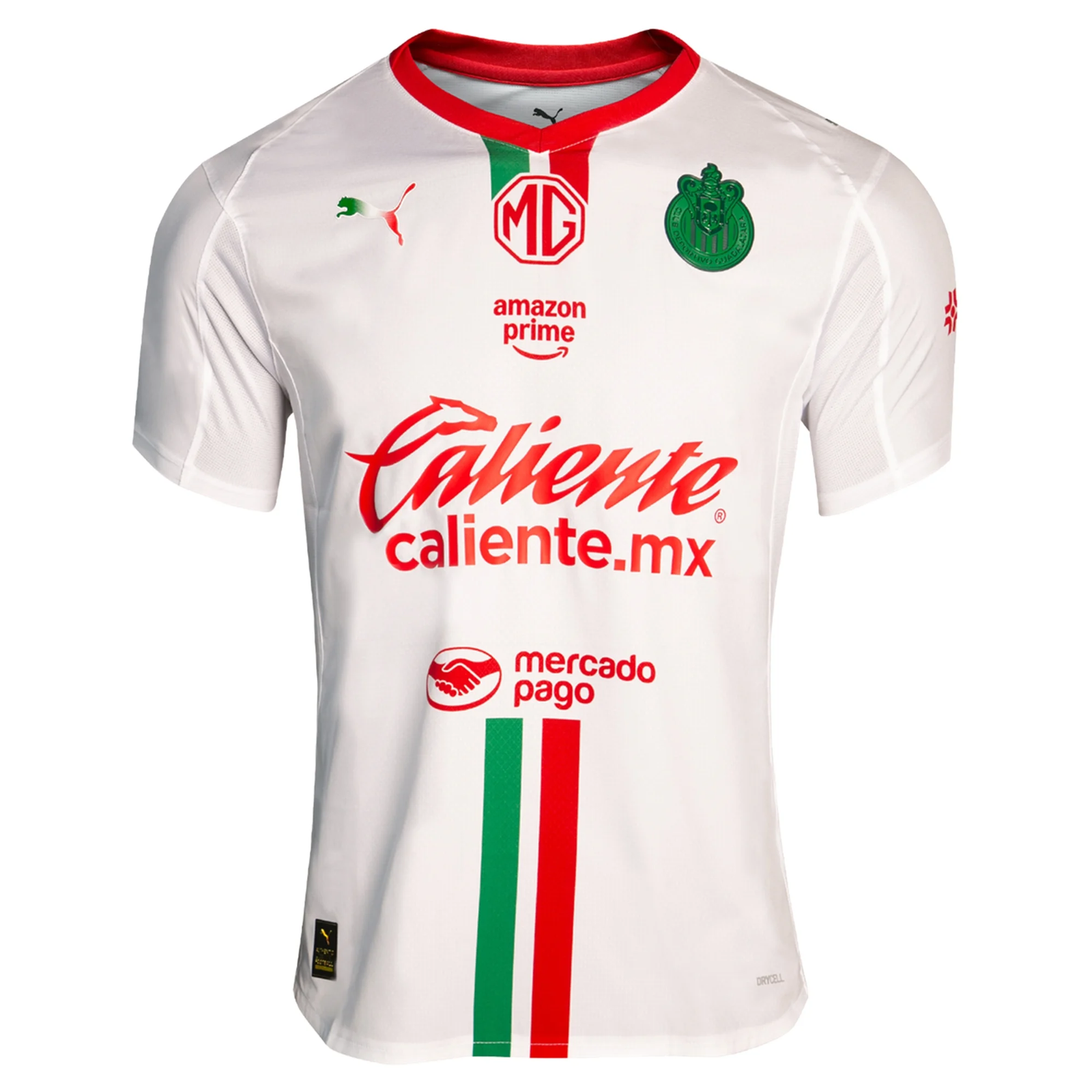 Puma Chivas Authentic Away Jersey 25/26 (White/Red/Green)