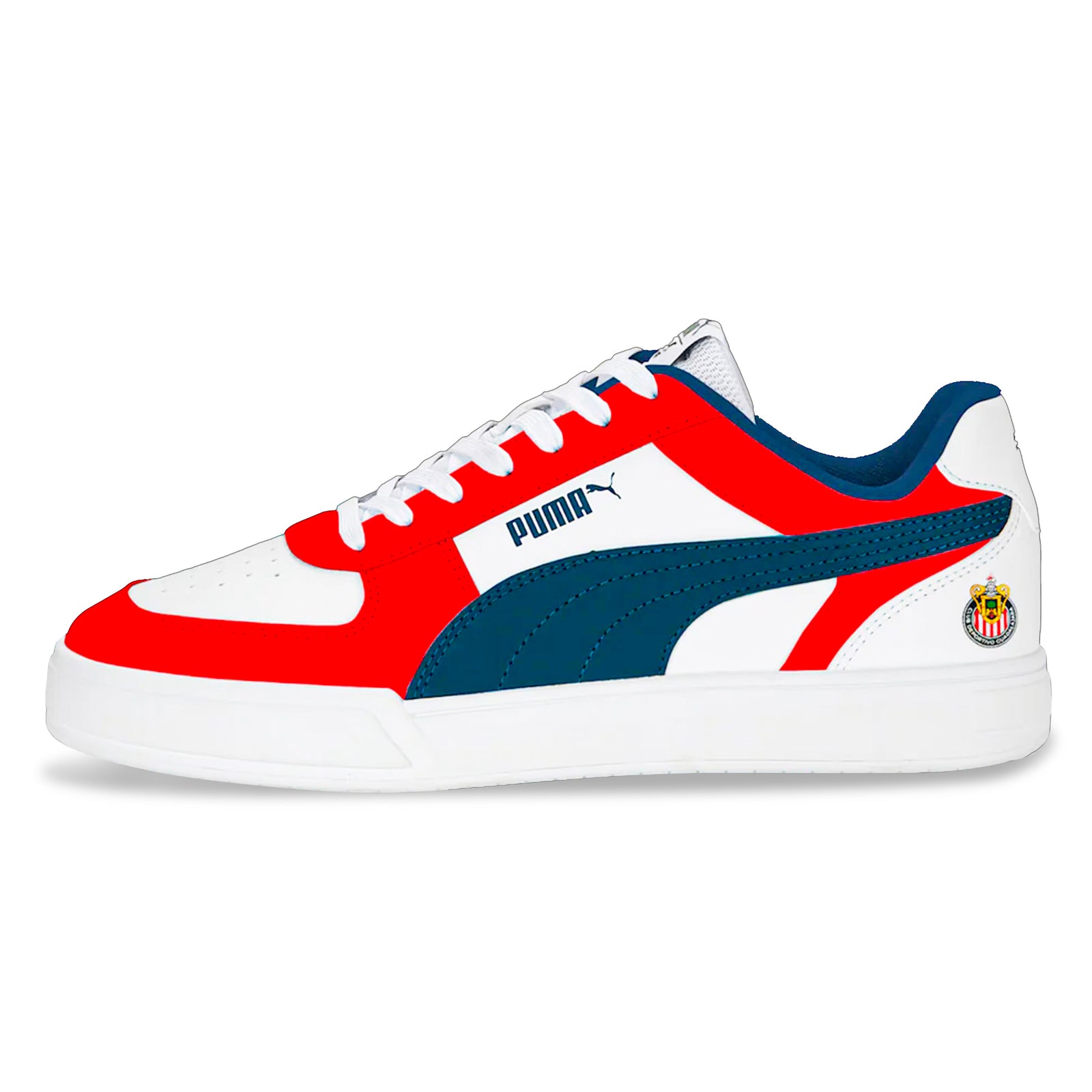 Puma Caven Chivas Shoe (High Risk Red/Peacoat)