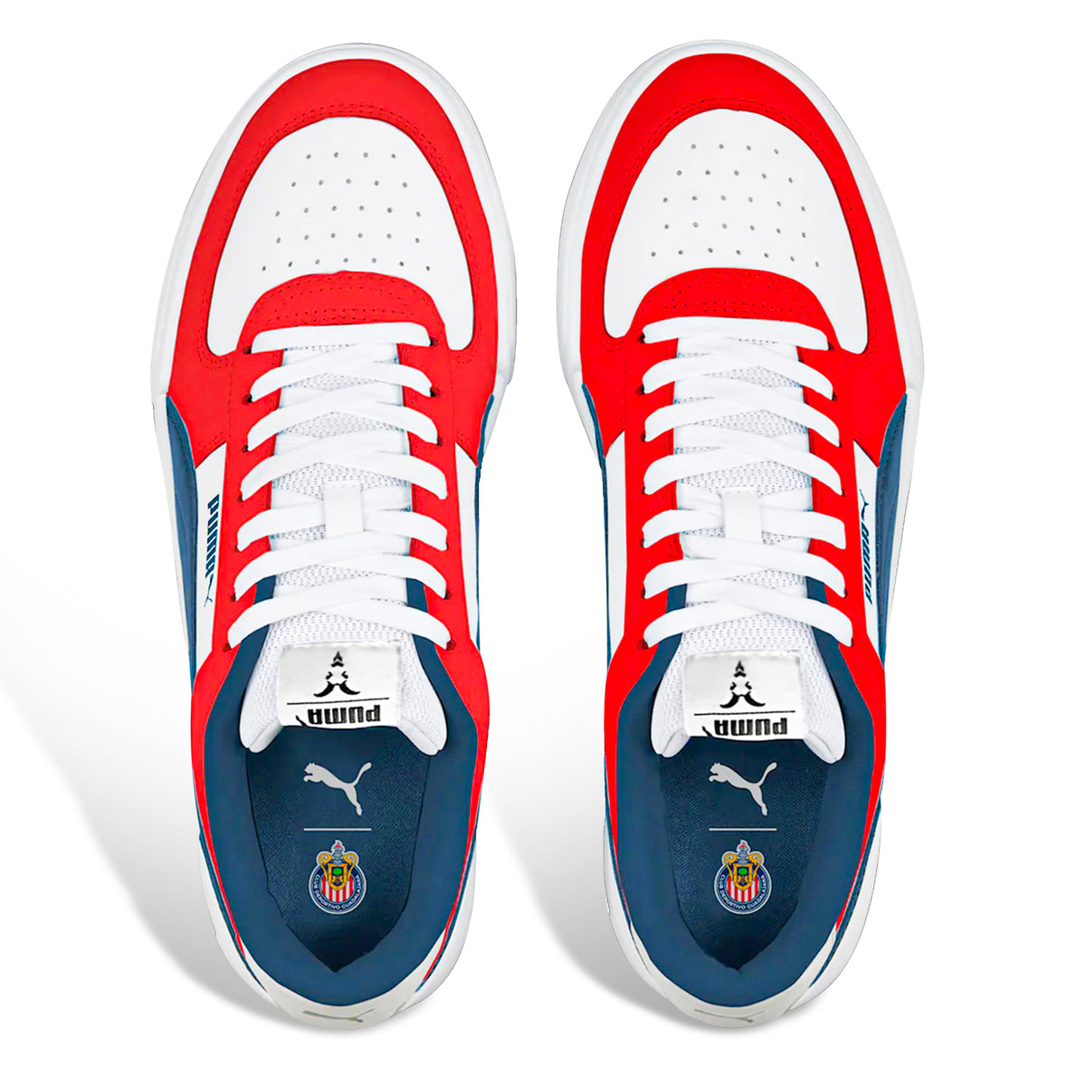 Puma Caven Chivas Shoe (High Risk Red/Peacoat)