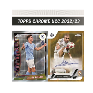 Topps Chrome UEFA Club Competitions Hobby Trading Cards 22/23 (Single Pack)