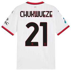 Puma AC Milan Samuel Chukwueze Away Jersey w/ Serie A Patch 24/25 (Puma White)