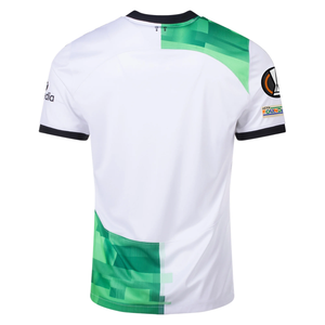 Nike Liverpool Away Jersey w/ Europa League Patches 23/24 (White/Green Spark)