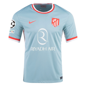 Nike Atletico Madrid Away Jersey w/ Champions League Patches 24/25 (Cannon/Phantom/Light Crimson)