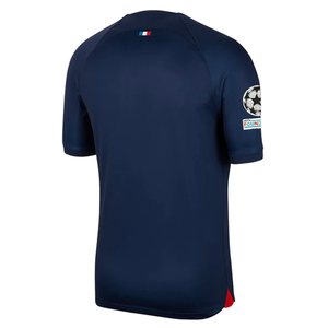 Nike Paris Saint-Germain Home Jersey w/ Champions League Patches 23/24 (Midnight Navy)