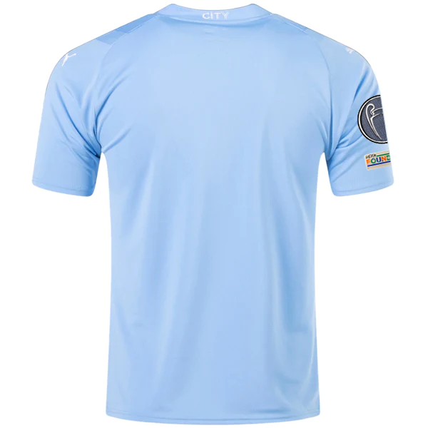 Puma Manchester City Home Jersey w/ Champions League + Club World Cup ...