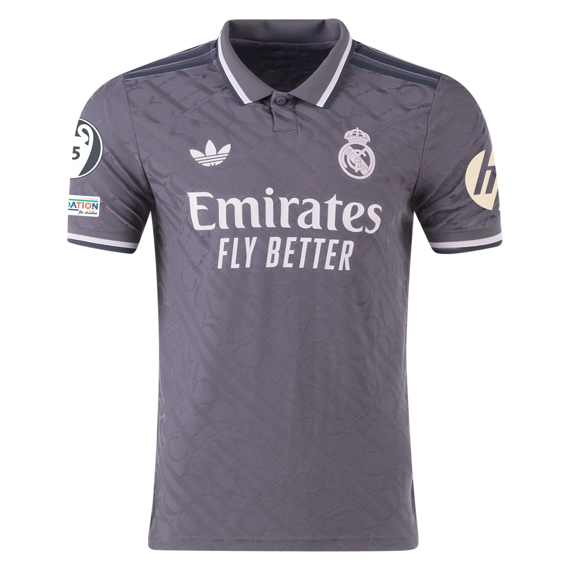 adidas Men's Real Madrid Authentic Third Jersey w/ Champions