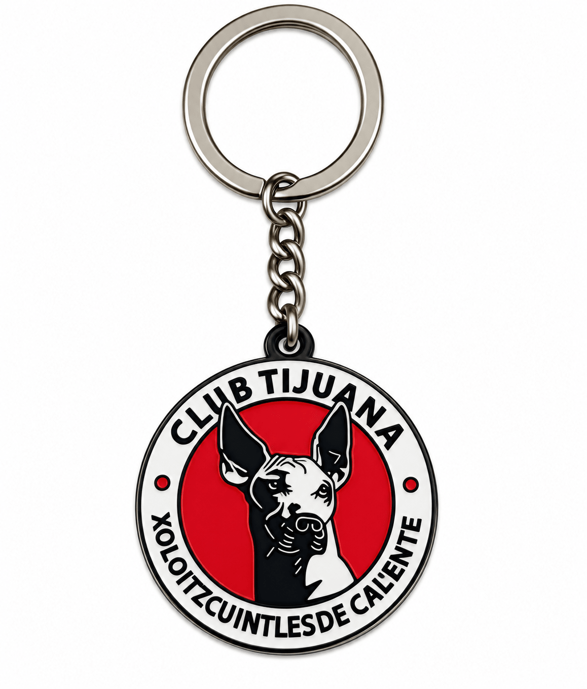 Club Tijuana Xolos Double Sided Metal Crest Keychain | SoccerWearhouse
