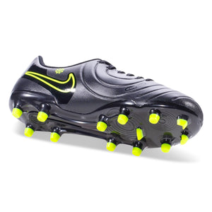 Nike Jr. Legend 10 Club FG/MG Soccer Cleats (Black/Volt)