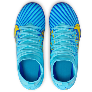 Nike Jr. Superfly 9 Club KM FG/MG Soccer Cleats (Baltic Blue/White)