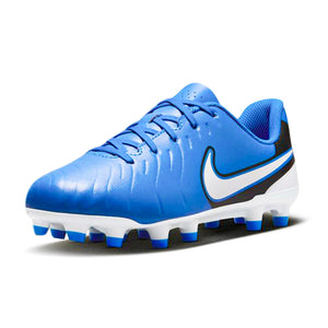 Nike Jr. Legend 10 Club FG/MG Soccer Cleats (Soar/White)