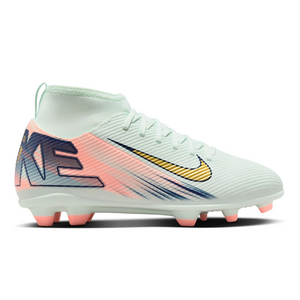 Nike Jr. Superfly 10 Club MDS FG/MG Soccer Cleats (Barely Green/Metallic Gold Coin)