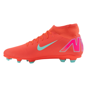 Nike Superfly 10 Club FG/MG Soccer Cleats (Ember Glow/Aurora Green)