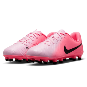 Nike Jr. Legend 10 Club FG/MG Soccer Cleats (Pink Foam/Black)