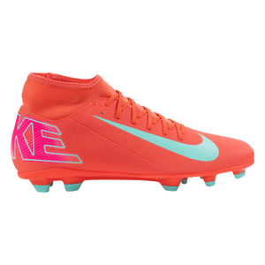 Nike Superfly 10 Club FG/MG Soccer Cleats (Ember Glow/Aurora Green)